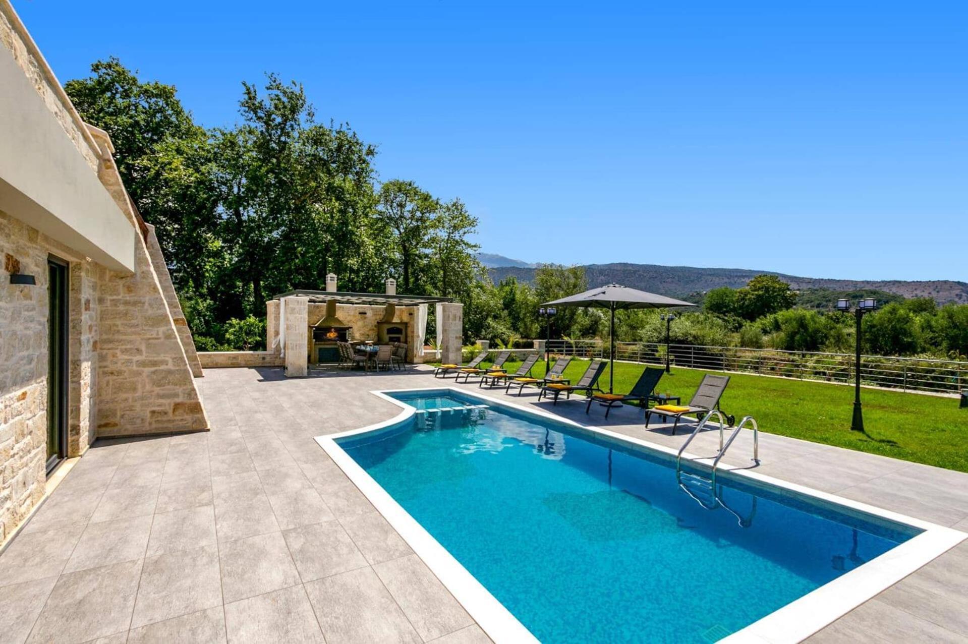Villa Potami Angela By Villa Plus Stilos Extérieur photo