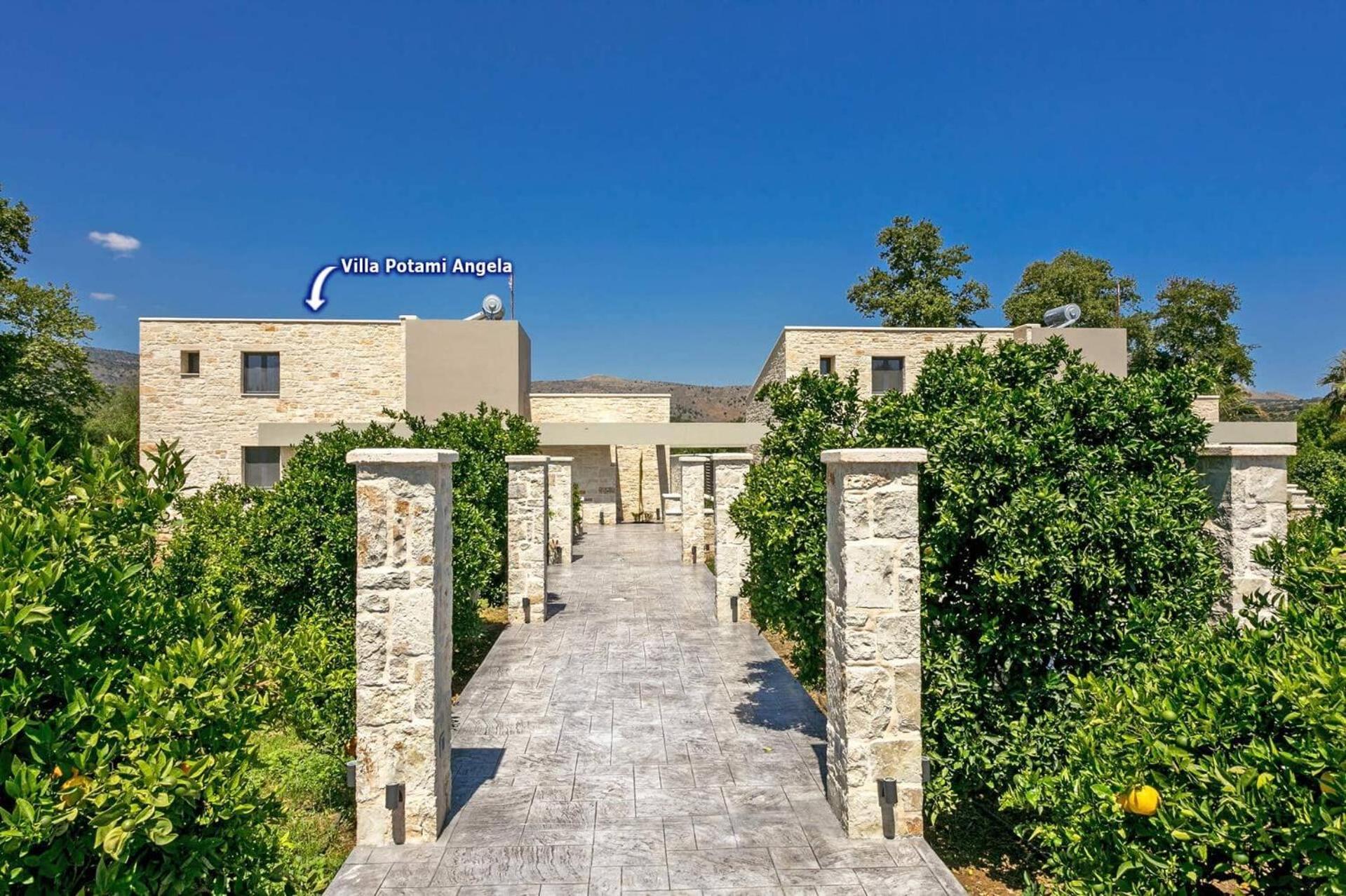 Villa Potami Angela By Villa Plus Stilos Extérieur photo